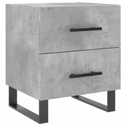 VidaXL 827365 Table de nuit et table de chevet Couleur du béton - Vue supplémentaire 5