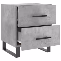 VidaXL 827365 Table de nuit et table de chevet Couleur du béton - Vue supplémentaire 8