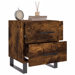 VidaXL 827366 Table de nuit et table de chevet Chêne - Vue supplémentaire 4