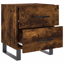 VidaXL 827366 Table de nuit et table de chevet Chêne - Vue supplémentaire 5
