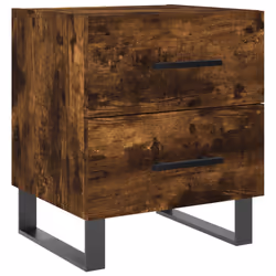 VidaXL 827367, Chêne, Fer, Bois, 400 mm, 350 mm, 475 mm, 2 pièce(s)