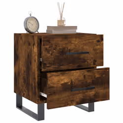 VidaXL 827367 Table de nuit et table de chevet Chêne - Vue supplémentaire 4