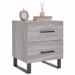 VidaXL 827369 Table de nuit et table de chevet Chêne - Vue supplémentaire 3