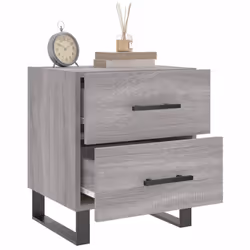 VidaXL 827369 Table de nuit et table de chevet Chêne - Vue supplémentaire 4
