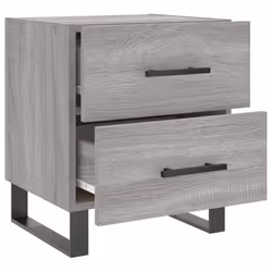 VidaXL 827369 Table de nuit et table de chevet Chêne - Vue supplémentaire 8