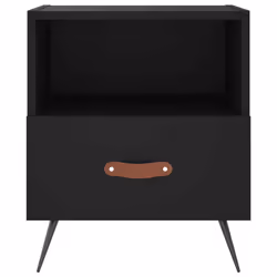 VidaXL 827375 Table de nuit et table de chevet Noir - Vue supplémentaire 6