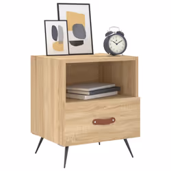 VidaXL 827379 Table de nuit et table de chevet Chêne