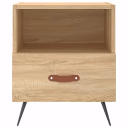 VidaXL 827379 Table de nuit et table de chevet Chêne - Vue supplémentaire 6