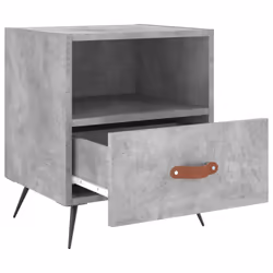 VidaXL 827381 Table de nuit et table de chevet Couleur du béton - Vue supplémentaire 8