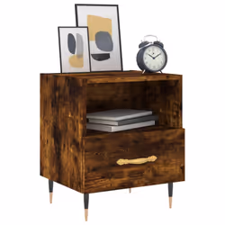 VidaXL 827398 Table de nuit et table de chevet Chêne - Vue supplémentaire 8