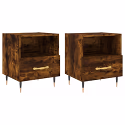 VidaXL 827399, Chêne, Fer, Bois, 400 mm, 350 mm, 475 mm, 2 pièce(s)