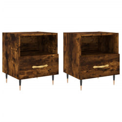 VidaXL 827399 Table de nuit et table de chevet Chêne