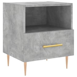 VidaXL 827412 Table de nuit et table de chevet Couleur du béton