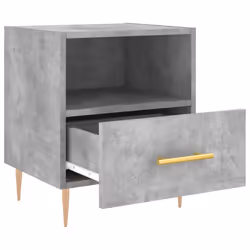 VidaXL 827412 Table de nuit et table de chevet Couleur du béton - Vue supplémentaire 3