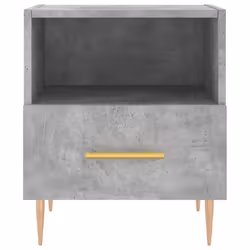 VidaXL 827412 Table de nuit et table de chevet Couleur du béton - Vue supplémentaire 4