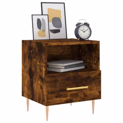 VidaXL 827414 Table de nuit et table de chevet Chêne - Vue supplémentaire 8