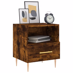 VidaXL 827415 Table de nuit et table de chevet Chêne - Vue supplémentaire 8