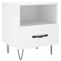 VidaXL 827421 Table de nuit et table de chevet Blanc