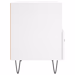 VidaXL 827421 Table de nuit et table de chevet Blanc - Vue supplémentaire 5