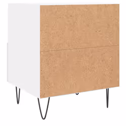 VidaXL 827421 Table de nuit et table de chevet Blanc - Vue supplémentaire 6