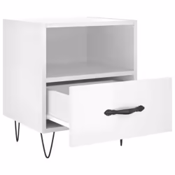 VidaXL 827425 Table de nuit et table de chevet Blanc - Vue supplémentaire 5