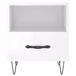 VidaXL 827425 Table de nuit et table de chevet Blanc - Vue supplémentaire 7