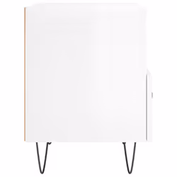 VidaXL 827425 Table de nuit et table de chevet Blanc - Vue supplémentaire 8
