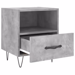VidaXL 827429 Table de nuit et table de chevet Couleur du béton - Vue supplémentaire 5