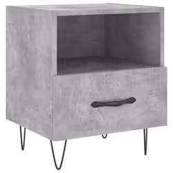 VidaXL 827429 Table de nuit et table de chevet Couleur du béton - Vue supplémentaire 6