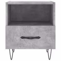 VidaXL 827429 Table de nuit et table de chevet Couleur du béton - Vue supplémentaire 7