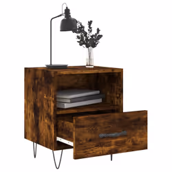 VidaXL 827430 Table de nuit et table de chevet Chêne - Vue supplémentaire 7