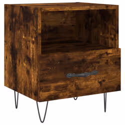 VidaXL 827431 Table de nuit et table de chevet Chêne - Vue supplémentaire 6