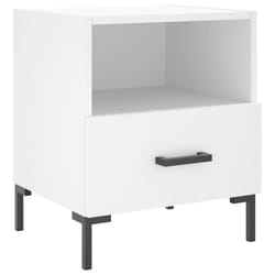 VidaXL 827436 Table de nuit et table de chevet Blanc