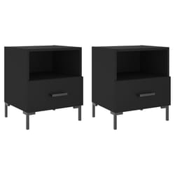 VidaXL 827439 Table de nuit et table de chevet Noir
