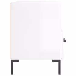VidaXL 827440 Table de nuit et table de chevet Blanc