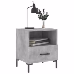 VidaXL 827445 Table de nuit et table de chevet Couleur du béton - Vue supplémentaire 4