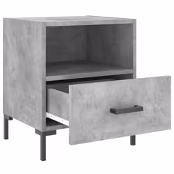 VidaXL 827445 Table de nuit et table de chevet Couleur du béton - Vue supplémentaire 5