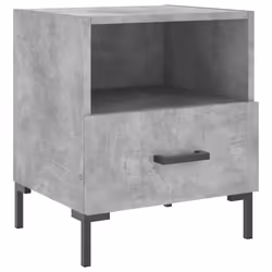 VidaXL 827445 Table de nuit et table de chevet Couleur du béton - Vue supplémentaire 6