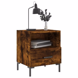 VidaXL 827447 Table de nuit et table de chevet Chêne - Vue supplémentaire 4