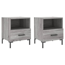 VidaXL 827449 Table de nuit et table de chevet Chêne