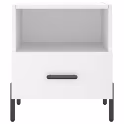 VidaXL 827453 Table de nuit et table de chevet Blanc - Vue supplémentaire 7