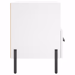 VidaXL 827453 Table de nuit et table de chevet Blanc - Vue supplémentaire 8