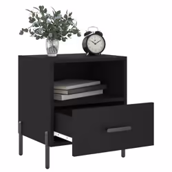 VidaXL 827455 Table de nuit et table de chevet Noir