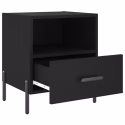 VidaXL 827455 Table de nuit et table de chevet Noir - Vue supplémentaire 5