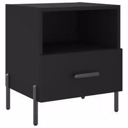 VidaXL 827455 Table de nuit et table de chevet Noir - Vue supplémentaire 6