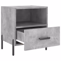 VidaXL 827461 Table de nuit et table de chevet Couleur du béton - Vue supplémentaire 5