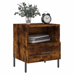 VidaXL 827463 Table de nuit et table de chevet Chêne - Vue supplémentaire 4