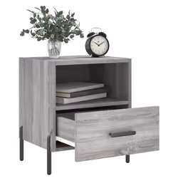 VidaXL 827465 Table de nuit et table de chevet Chêne