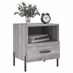 VidaXL 827465 Table de nuit et table de chevet Chêne - Vue supplémentaire 4
