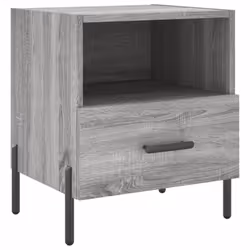 VidaXL 827465 Table de nuit et table de chevet Chêne - Vue supplémentaire 6